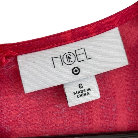 Fe Noel Palm Leaf Contrast-Print Exaggerated Flutter-Sleeve Maxi Dress, Size 6 - Picture 6 of 8